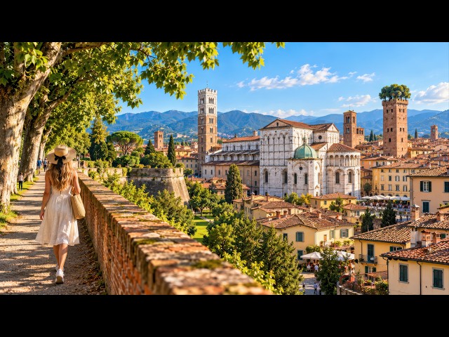 Tuscany’s Walled City That Feels Like a Storybook | Lucca, Italy 4K Walk