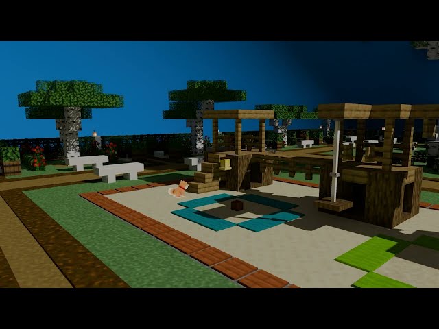Cute Dog Takes a Walk Around a Minecraft Park Sponsored Effects By Klasky Csupo 2001 Effects