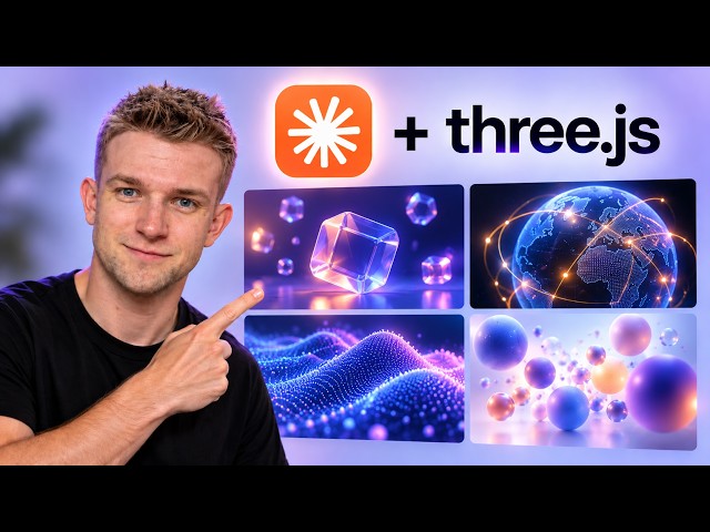 Claude + Three.js = Premium 3D Motion Graphics
