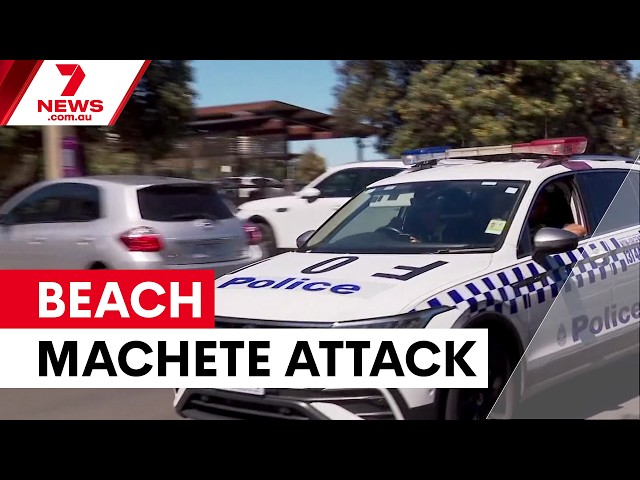 Machete attack on Melbourne beach sparks safety concerns | 7NEWS