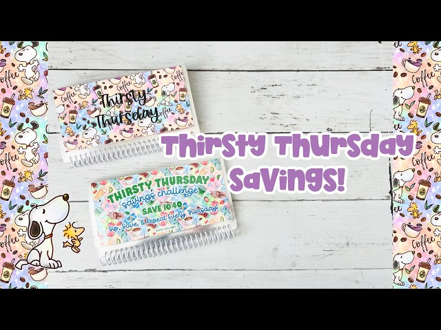 Thirsty Thursday Savings Challenges! Making Budgeting & Saving Money FUN!
