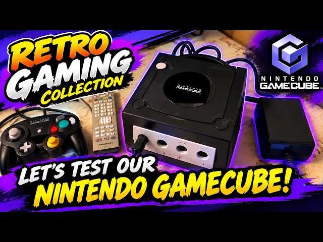 Retro Gaming Collection - Testing Our Nintendo GameCube! #retrogaming 
