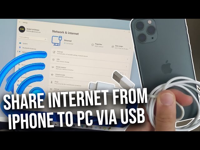 Share Internet from iPhone to PC via USB - Windows 11 - share internet iPhone to PC