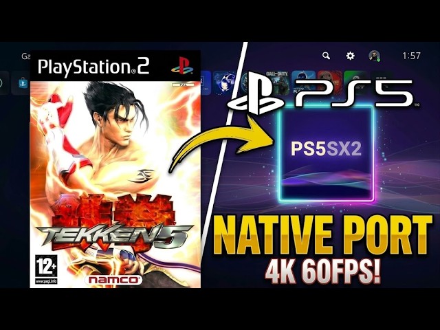 How to Play PS2 Emulated Games(NATIVELY) on PS5 Jailbreak | PS5SX2 Setup | Tutorial | Fix