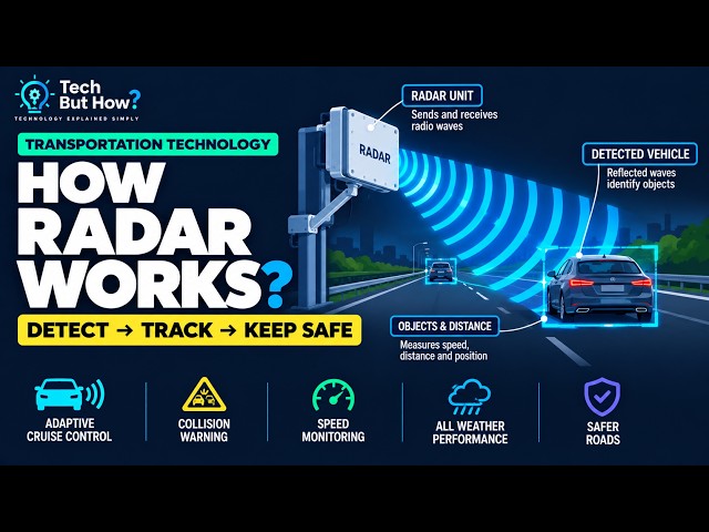 How Does Radar Work? | Radio Waves, Distance & Speed Detection Explained | Tech But How?