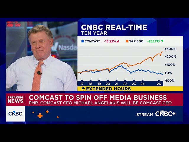 Comcast announces it will spin off NBCUniversal and Sky from cable business