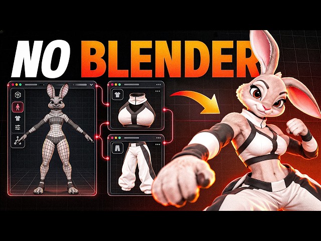 You Can Now Create Modular 3D Character Without Blender