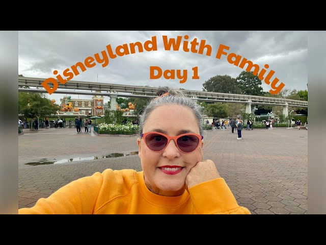Disneyland With Family Day 1