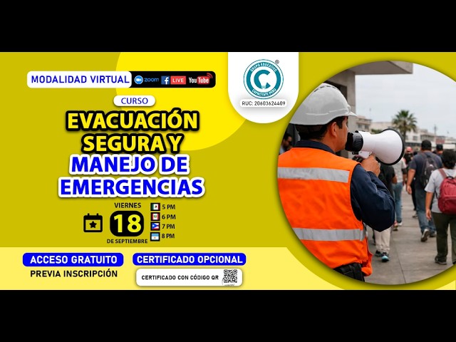 📖 COURSE: SAFE EVACUATION AND EMERGENCY MANAGEMENT👷