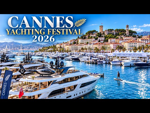 Cannes Yachting Festival 2026 4K | The World’s Most Incredible Luxury Yachts & Superyachts 