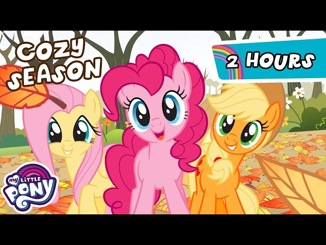 Get Cozy with the Ponies 🍁🎃🍂 | 2 HOUR FALL COMPILATION | My Little Pony: Friendship is Magic