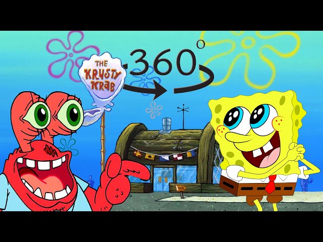 Krusty Krab 360° (in Russian!) | Official SpongeBob SquarePants VR Video