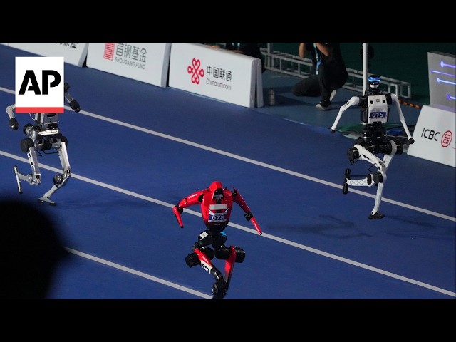 Chinese robot beats Usain Bolt's 100m world record at Beijing games