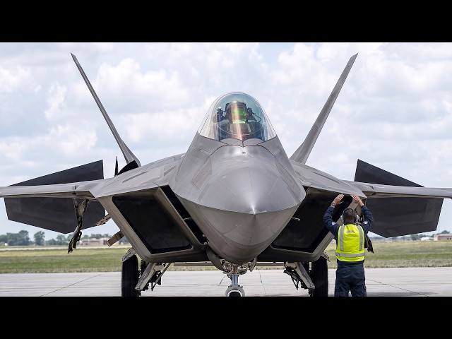 Skilled Pilot Starting US Air Force's Super Advanced F-22 Stealth Jet