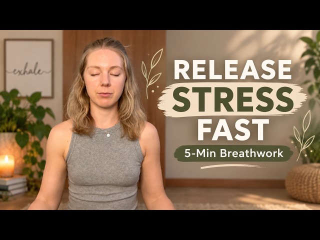 Release Stress Fast | 5-Minute Breathwork + Somatic Practice