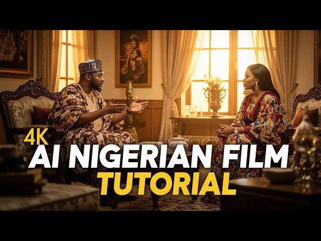 How I Made a Nigerian Movie Where Every Character Talks with AI (Step by Step)