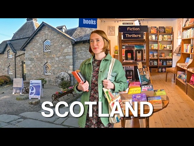Autumn Book Shopping in Scotland's Cosiest Town | Aberfeldy vlog📚🍂☕
