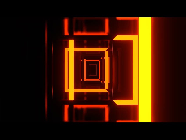 Red and Orange Strobe Neon Square Abstract Background VJ Loop l 4K