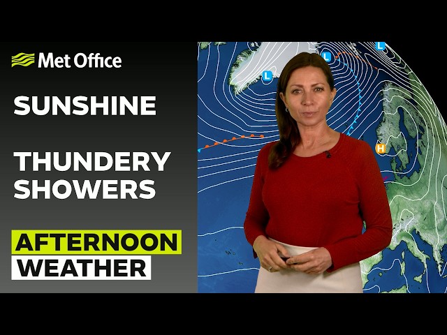 18/10/2026 - Sunshine and Showers - Afternoon Weather Forecast UK - Met Office Weather