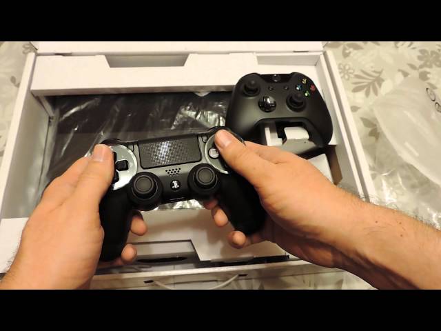 Распаковка XBOX ONE и Sony PS4. Сравнение и первые впечатления.