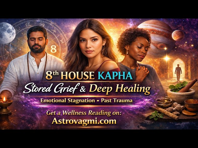 Kapha in the 8th House: Stored Grief, Emotional Stagnation & Deep Healing