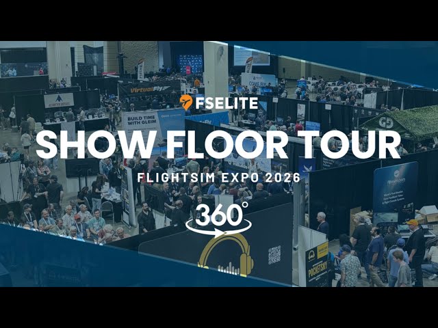 FlightSimExpo 2026 - 360 Degree Floor Tour (No commentary)