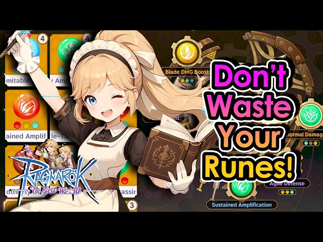 [RONW] Don’t Waste Your Runes! Complete Rune Engine System Guide | King Spade