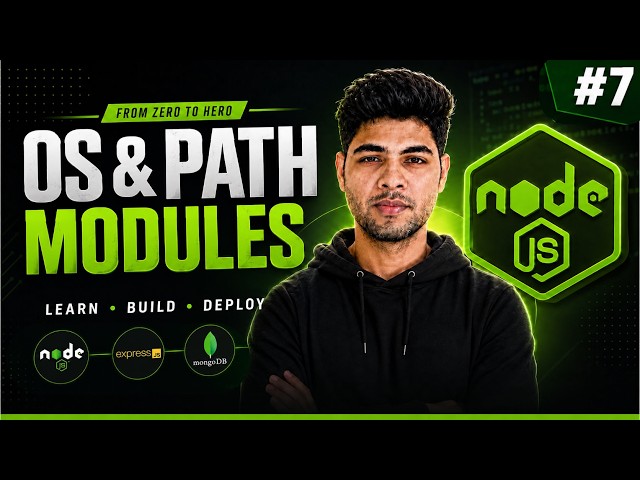 Node.js Path & OS Module Tutorial | Working with Paths & System Info