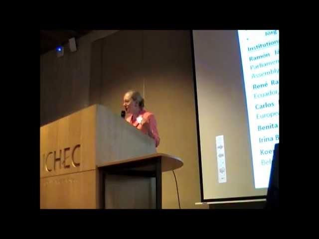 Benita Ferrero-Waldner (Fundacion EU-LAC) 2.Cumbre Academica CELAC UE