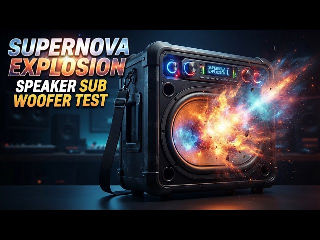 SUPERNOVA EXPLOSION 💥 Deep Bass Test Track for Portable & Large Speakers