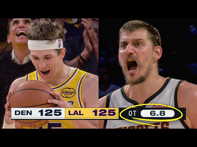 One of the WILDEST ENDINGS of the Season 🤯 Nuggets vs. Lakers | Presented by @xfinity