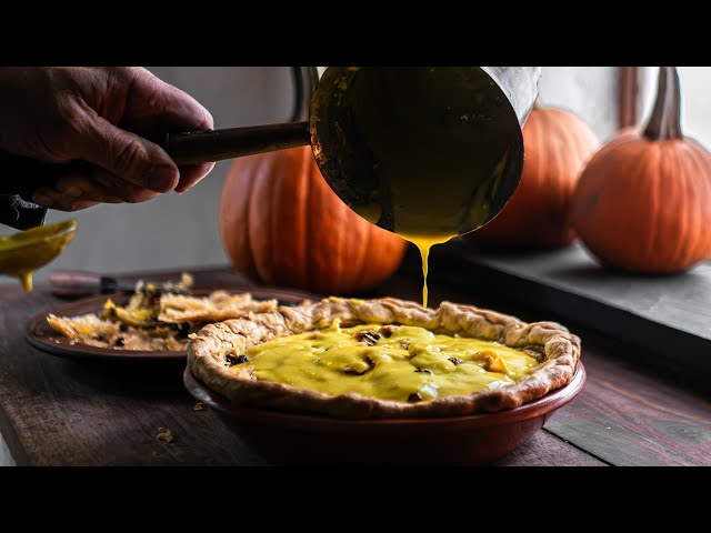 A 17th Century Lord's Pumpkin Pudding Pie