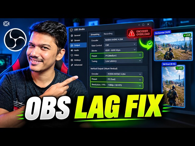 How to Fix Lag & Encoder Overload in Dual Stream OBS Setup
