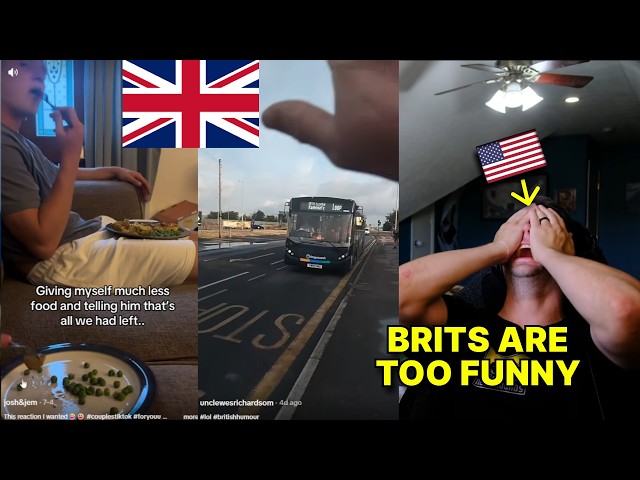 American reacts to HILARIOUS British Humour TikToks