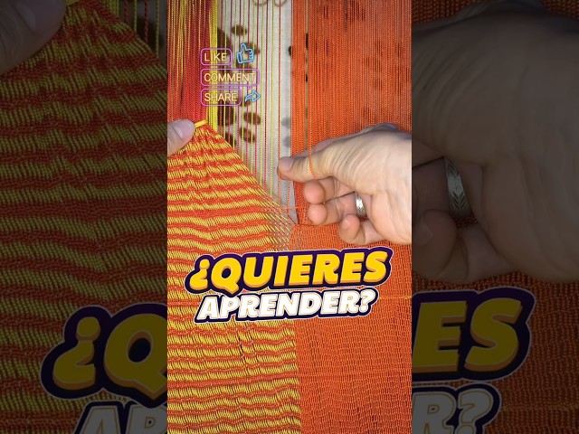 Learn to weave a traditional Colombian llanero hammock!#art#craft#diy