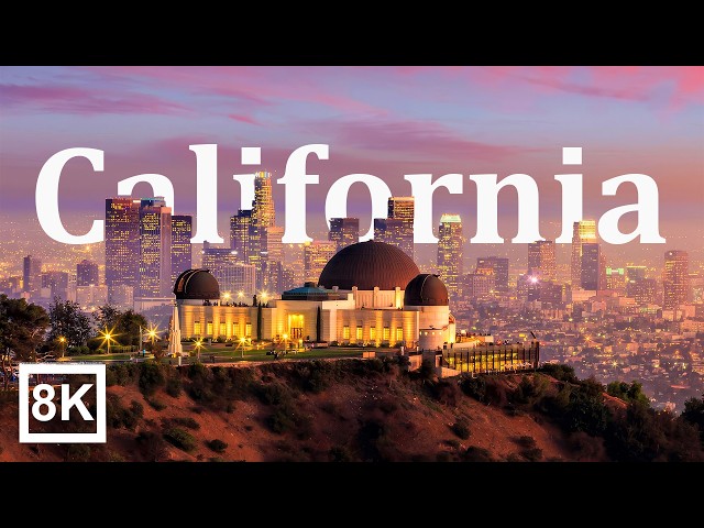 California in 8K | That USA state's official motto is 'Eureka!