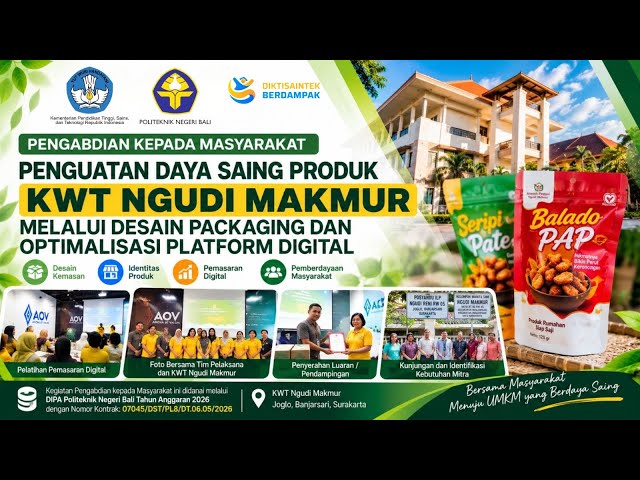 PENGABDIAN KEPADA MASYARAKAT POLITEKNIK NEGERI BALI TAHUN 2026