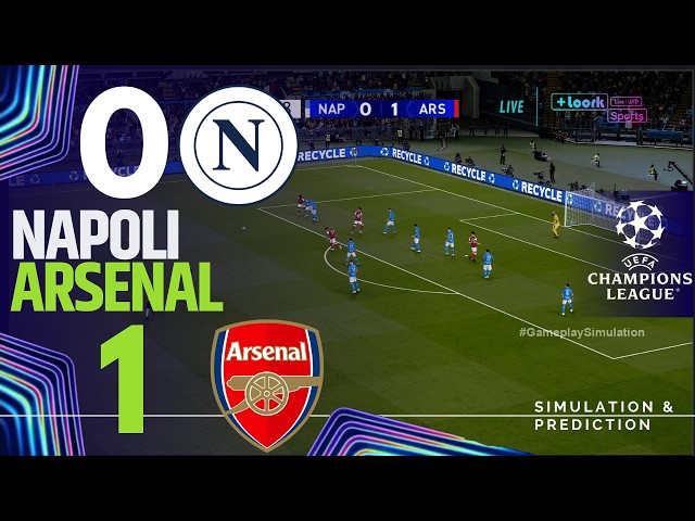 ⚽ Napoli 0-1 Arsenal [HIGHLIGHTS]  Champions League 26/27 ✅ | Match Simulation/Recreation