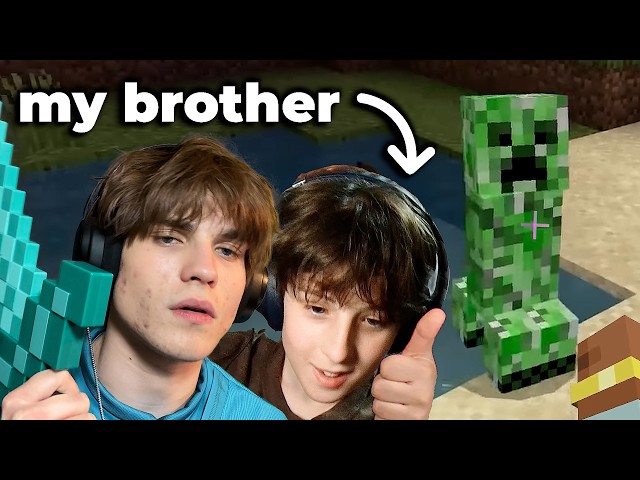 Hiring My Little Brother as a Minecraft Coach