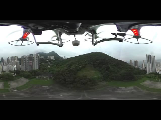 360 video from a drone