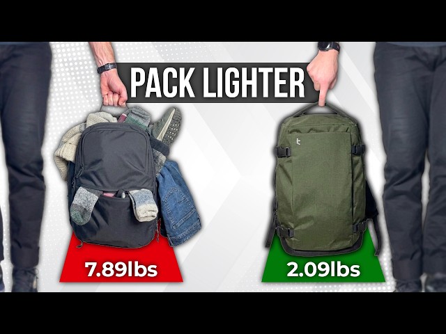7 Mistakes That Keep You From Packing Light! (One-Bag Travel Tips)