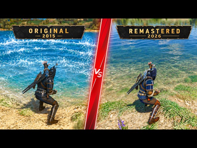 The Witcher 3 Remastered vs Original - FINAL Comparison! Attention to Detail & Graphics! PC ULTRA 4K