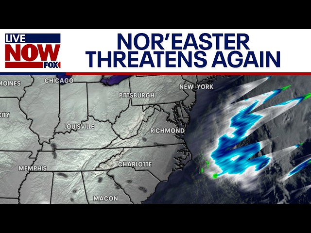 Next nor'easter of the fall targets the East Coast