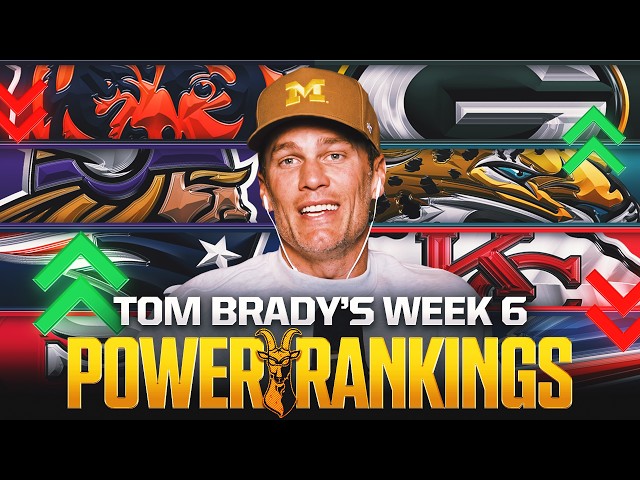 Tom Brady's Week 6 NFL Power Rankings 🚨