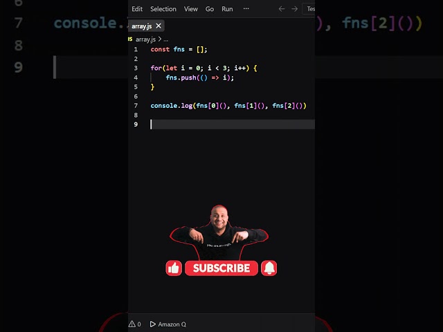 99% will fail to answer this question? Try This! #coding #shorts #programming #javascript #code