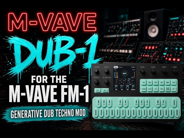 DUB-1 for the M-Vave FM-1 | Generative Dub Techno mod