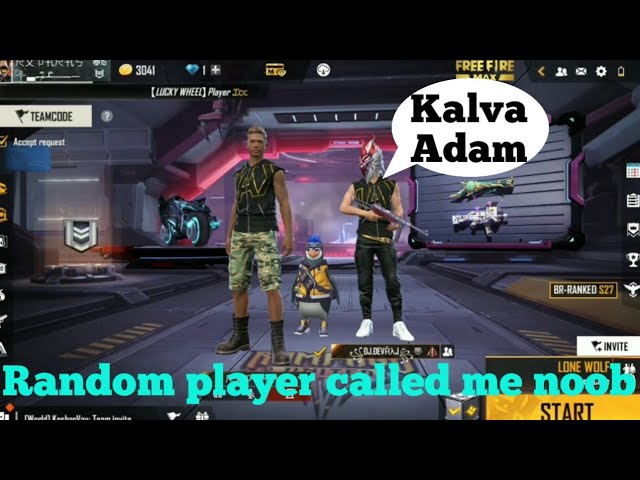 Random Player called me Noob @rxgaming