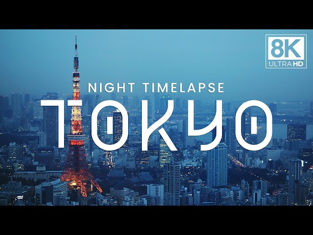 TOKYO - 8K UHD Timelapse at Night