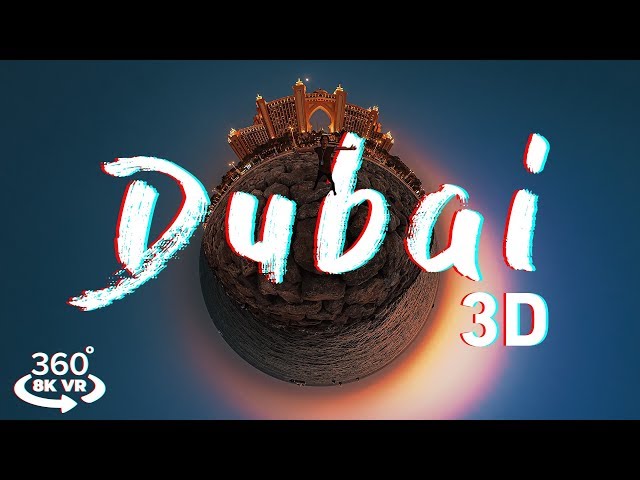 DUBAI - 8K 3D 360° VR Relaxation with Ambient Music | Meditation Oculus Quest