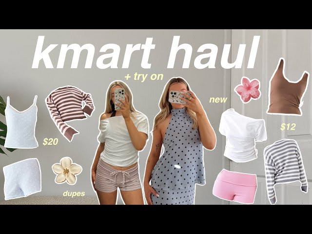 KMART CLOTHING TRY ON HAUL 🌸 spring / summer edition 
